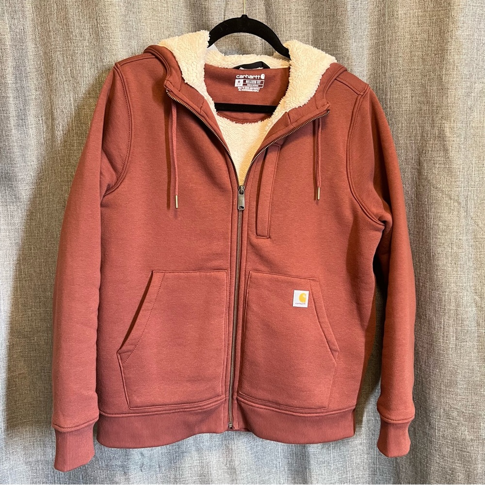 Carhartt Relaxed Fit Midweight Sherpa-lined Full-zip Sweatshirt